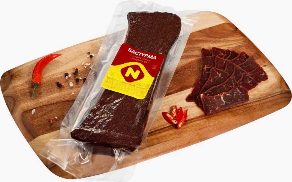 Бастурма Банкетная Мясопродукт ~ 0.5-1 кг в шт
